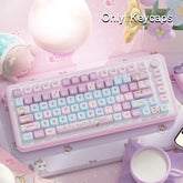MDA Profile 138-Key Keycap Set - Bubble Kitten Design